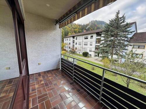 geschützter Balkon - 