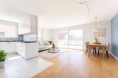 Einrichtungsbeispiel - Besser als neu! Sonnige 4-Zi.-Whg. mit XXL-Balkon, Top-Lage & TG