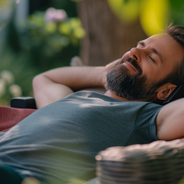 Entspannen im Garten oder auf der Terrasse.png - Etagenwohnung mit 74,70 m&sup2; in Nürnberg zum Kaufen