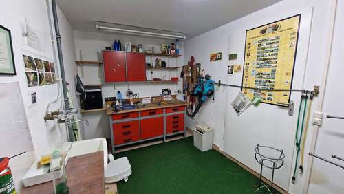 Werkstatt im Keller - 