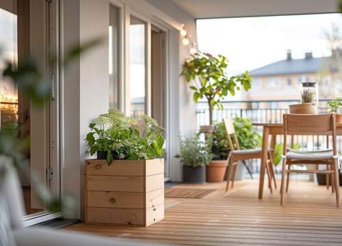 Balkon - Neu im Zentrum - Familienwohnung in grünem Quartier