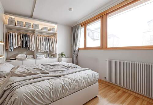 Schlafzimmer mit viel Privatsphäre - 