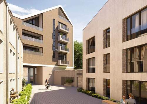 Außenansicht Innenhof - 2 Zimmer Etagenwohnung in Erlangen