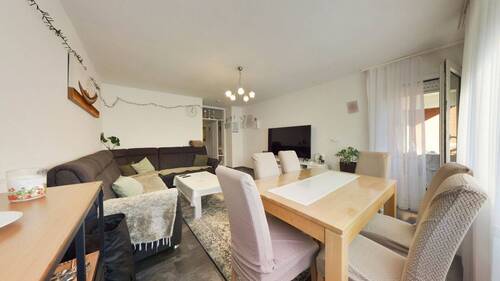 Wohnzimmer - Gievenbeck pur: 4 Zimmer mit Balkon