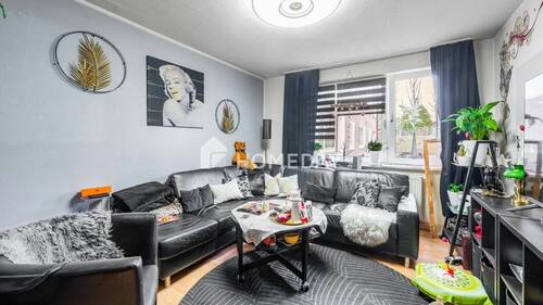 Wohnzimmer 2 - Etagenwohnung mit 63,10 m² in Bochum zum Kaufen