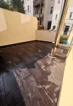 Terrasse - Einfamilienhaus mit 100,00 m&sup2; in Leipzig zur Miete