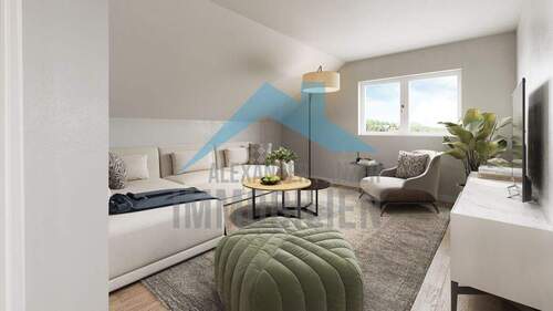 Wohnzimmer_WE18 - 2 Zimmer Etagenwohnung zum Kaufen in Kaufungen / Oberkaufungen