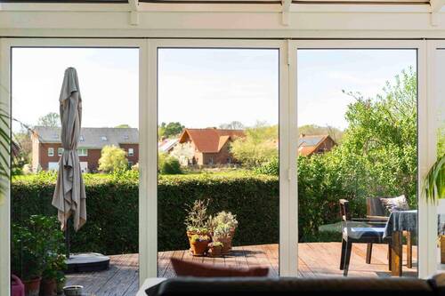 Zugang zur Terrasse - 6 Zimmer Einfamilienhaus in Stahnsdorf