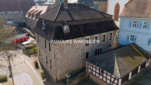 Luftaufnahme 2 - 8 Zimmer Mehrfamilienhaus, Wohnhaus zum Kaufen in Steinau an der Straße