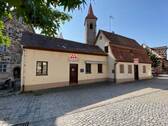 ex 1 - Histor. Altstadthaus: Gewerbe und Wohnen (DMS) EG:3 Räume+Küche, 2WC 72m² Wfl. OG:2 Räume 47m² Nfl. in Lauf Innenstadt