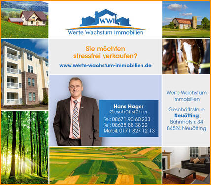 Ansprechpartner Hr. Hans Hager.jpg - Mehrfamilienhaus, Wohnhaus mit 274,00 m² in Burghausen zum Kaufen