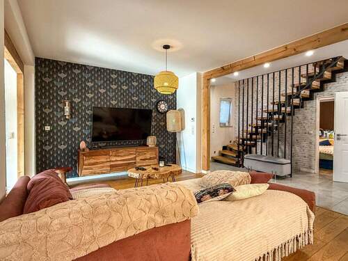 Wohnzimmer - 5 Zimmer Einfamilienhaus in Nordhorn