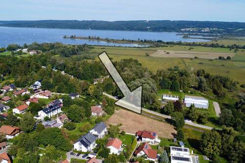 Luftbild mit Ammersee - Ganz nah zum Ammersee - 1.599.000,00 EUR Kaufpreis, ca.  0,00 m²