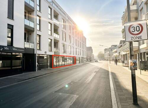 Riesige Sichtbarkeit – große Außenansicht! - Platz für Visionen - Ladenlokal mit großer Sichtbarkeit im Herzen von Ensen