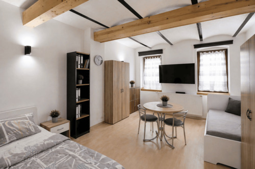 Schlafzimmer - 1 Zimmer Mehrfamilienhaus, Wohnhaus in Kettershausen
