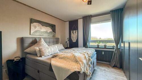 Schlafzimmer - Etagenwohnung mit 61,70 m&sup2; in Nordhorn zum Kaufen