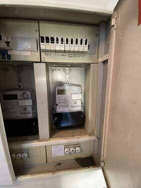 Stromzähler mit Absicherung - 