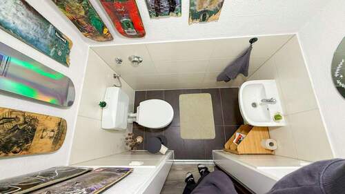 Gäste WC- Ansicht von oben - 