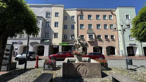 Blick zum Anwesen II - 1 Zimmer Mehrfamilienhaus, Wohnhaus zum Kaufen in Mühldorf a.Inn