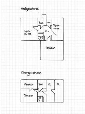 Skizze Ferienhaus - 