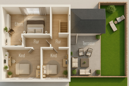 Muster-Visualisierung 1.OG - 