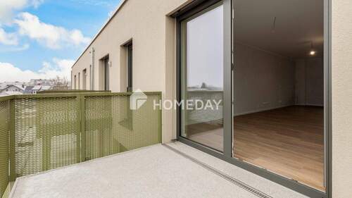 Balkon 2 - Etagenwohnung mit 62,90 m&sup2; in Kürnach zum Kaufen