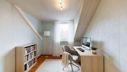 Schlafzimmer III - virtuell gestaged - 