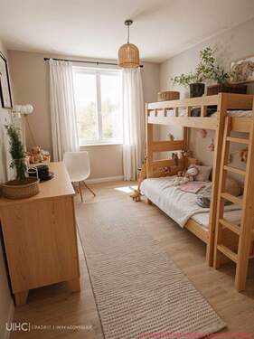 Wohnbeispiel Kinderzimmer KI generiert - 