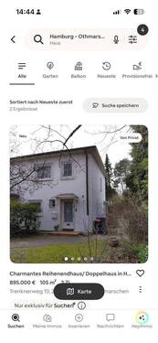 Bild 1 - Charmantes Reihenendhaus Doppelhaus in Hamburg-Othmarschen mit Garten