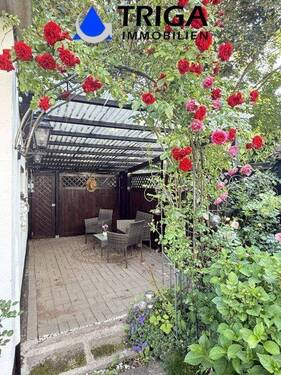 Terrasse im Garten für Maisonette Wohnung - 