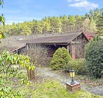 Ferienhaus im Grünen, mit großem Garten und Kachelofen bei Bleckede