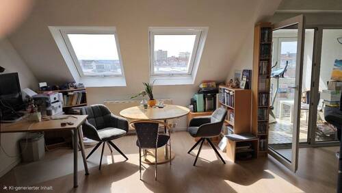 Wohnzimmer - 2 Zimmer Etagenwohnung zum Kaufen in Dietzenbach