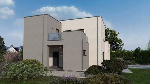 Ansicht Garten - Einfamilienhaus mit 256,00 m² in Großrosseln zum Kaufen