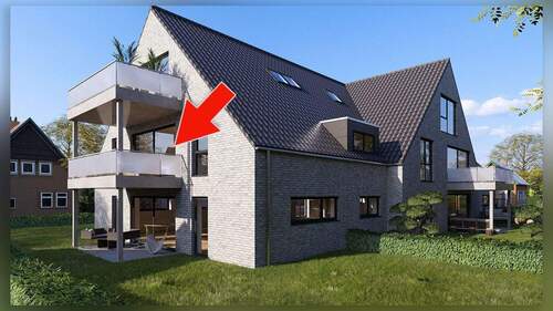 Balkon - Etagenwohnung mit 117,40 m&sup2; in Borken zum Kaufen