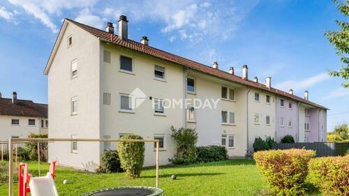 Außenansicht 1 - Gepflegte Wohnung mit sonnigem Balkon und Garage in familienfreundlicher Lage in Backnang