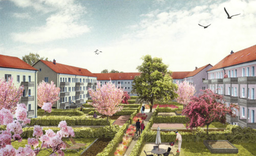 Visualisierung - Terrassenwohnung mit 64,10 m&sup2; in Görlitz zum Kaufen