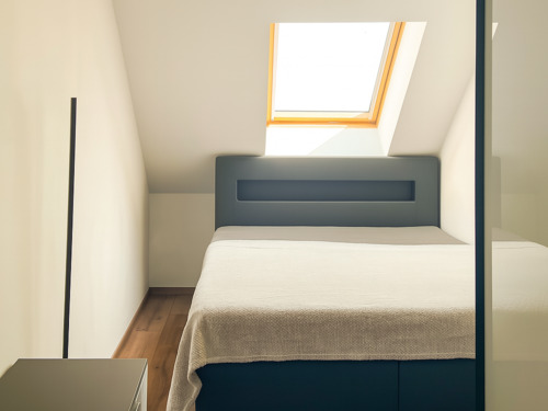 Blick in das Schlafzimmer - 