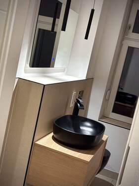 Detail Badezimmer - Skandinavischer Wohntraum mit Lounge Terrasse im Grünen - Dresden