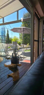 Wohnbereich mit Gartenblick - 