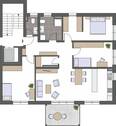Grundriss - Neuwertige 4,5-Zimmer Wohnung in ruher Lage mit attraktiver Ausstattung zur langfristigen Anmietung