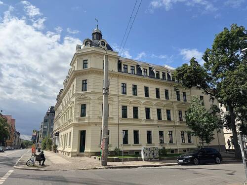 Hausfront - 2 Zimmer Etagenwohnung in Leipzig