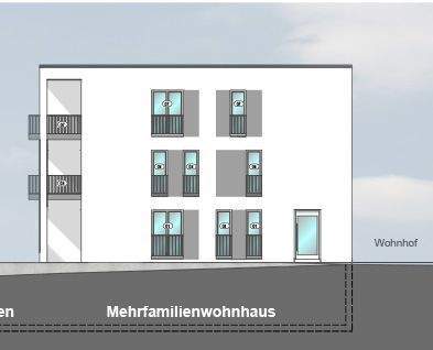 Ansicht_Süd - 4 Zimmer Etagenwohnung in Paderborn