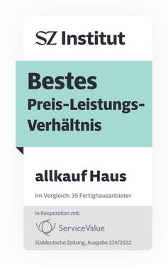 Siegel Preis-Leistung BESTES 2022 allkauf Haus - 