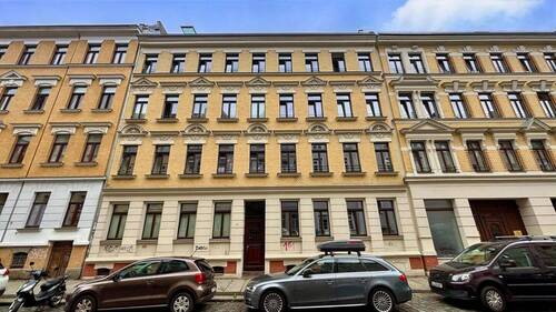 Straßenansicht - 2 Zimmer Etagenwohnung zum Kaufen in Leipzig