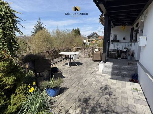Terrasse - Doppelhaushälfte mit 146,00 m&sup2; in Wangen im Allgäu / Primisweiler zum Kaufen