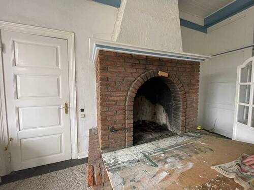 Kamin in der Eingangshalle im EG - 