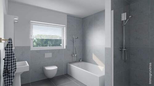 Visualisierung Badezimmer im EG - 