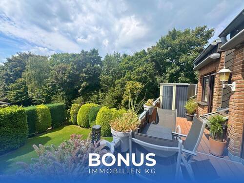 Aussicht Balkon - Gepflegte 3-Zimmer-Dachgeschosswohnung mit Balkon & Garage in ruhiger Lage von Korschenbroich
