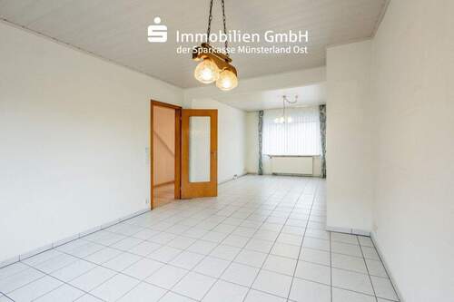 Wohnzimmer - 3 Zimmer Doppelhaushälfte in Münster