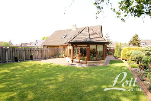 Gartenansicht - 3 Zimmer Doppelhaushälfte in Edewecht